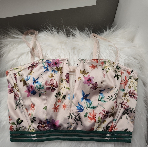 ❤️ EUC Victoria's Secret Very Sexy Strapless Corset Boustier, Multicolor, Medium - Picture 2 of 11